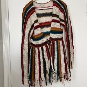 Boston proper burton front cardigan